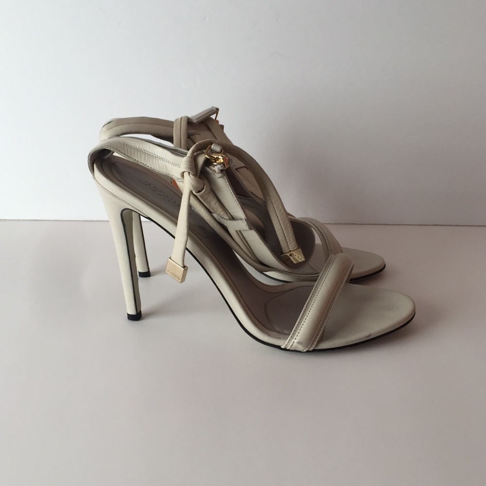 ✨JASON WU✨Leather Ankle Strap Sandals - Picture 10 of 13